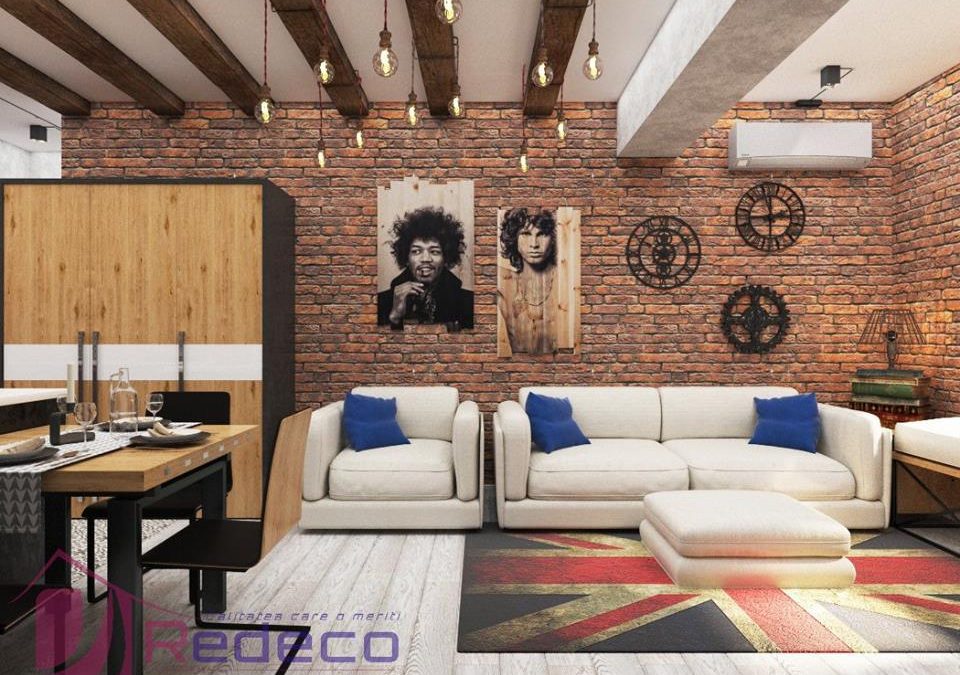Apartament 56m2 în stil LOFT